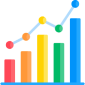 Icone Statistiques détaillées et logs