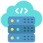 Icone cloud hosting